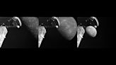 European probe captures stunning up-close views of planet Mercury during brief flyby (video, photos)