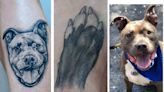 She loves her dog, Hugo, so much she ended up getting two tattoos to pay tribute to him
