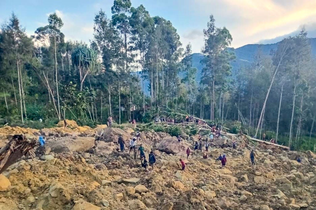 Untold number of villagers feared dead after massive landslide buries communities in Papua New Guinea