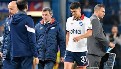 Nacional confirmó la lesión que sufrió el juvenil Thiago Helguera; mirá lo que le pasó
