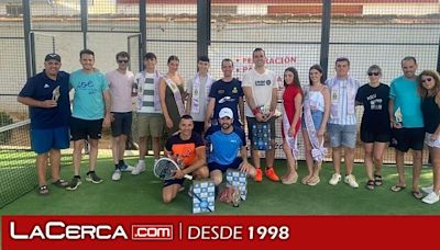 Los favoritos no fallan en el torneo de pádel de Tarazona de La Mancha