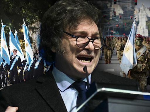 Cierra el desfile militar por el Día de la Independencia en Argentina: Milei fue el protagonista de la celebración