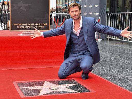 Chris Hemsworth recibe su estrella en el Paseo de la Fama | Teletica