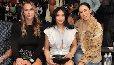 Aryna Sabalenka shines at Off-White Fashion Week show with Suni Lee, Eva Chen | Tennis.com