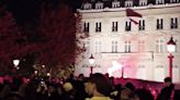 Fans Light Flares on Champs Elysees as PSG Advance in Champions League