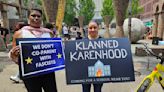 Protesters Blast Moms For Liberty Summit in Philly: ‘Klanned Karenhood’