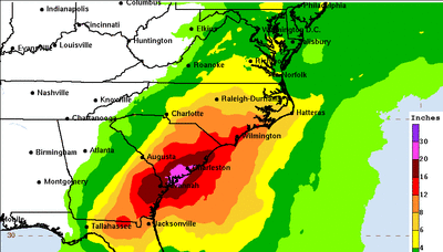 UPDATE: Rain from Debby reaches Savannah; 10-20 inches still possible, forecasters say