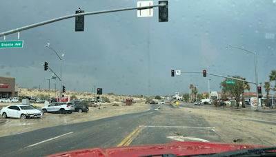 Major flash flooding his San Bernardino County