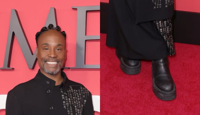 Billy Porter Slips on Platform Chelsea Boots for Time 100 Gala 2024