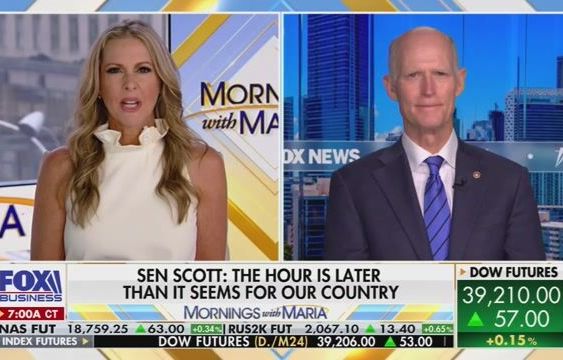 "I'm going to make sure I'm a partner with Donald Trump": Rick Scott on running for Senate Republican leader again.