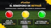 El semáforo de Betfair para el Real Madrid vs. Bayern de Múnich