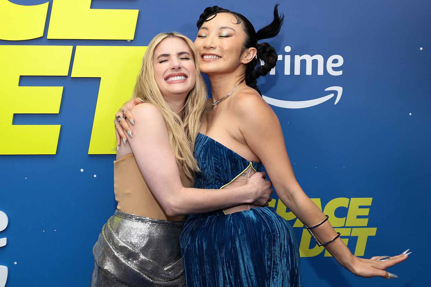 Emma Roberts and Poppy Liu Share a Cute Moment in New York, Plus Maya Rudolph, Usher, Victoria Monét and More