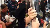 Policías sacan a hombre que llevaba a su perrito herido en el Metro de la CDMX por no cumplir con protocolo