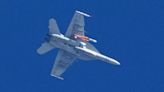 Super Hornet Armed With SM-6 Missile Spotted Over California