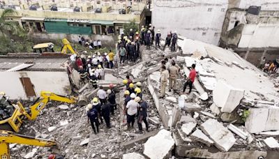 Multi-Storeyed Residential Building Collapses In Gujarat's Surat; Several Feared Trapped, Rescue Ops Underway