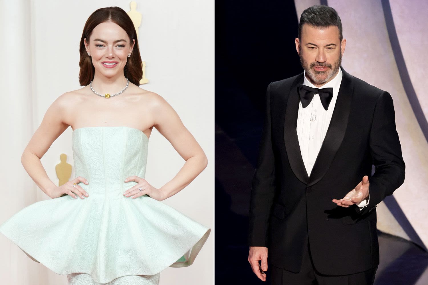 Emma Stone Insists She Wasn't Upset by Jimmy Kimmel's Poor Things Oscars Joke: 'I Didn't Call Him a Prick'