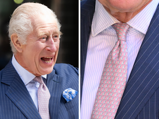 Royal family jokes with Natural History Museum over King Charles’s T-rex tie