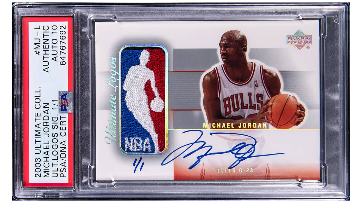A Michael Jordan Logoman Patch Card Just Sold for a Record $2.9 Million at Auction