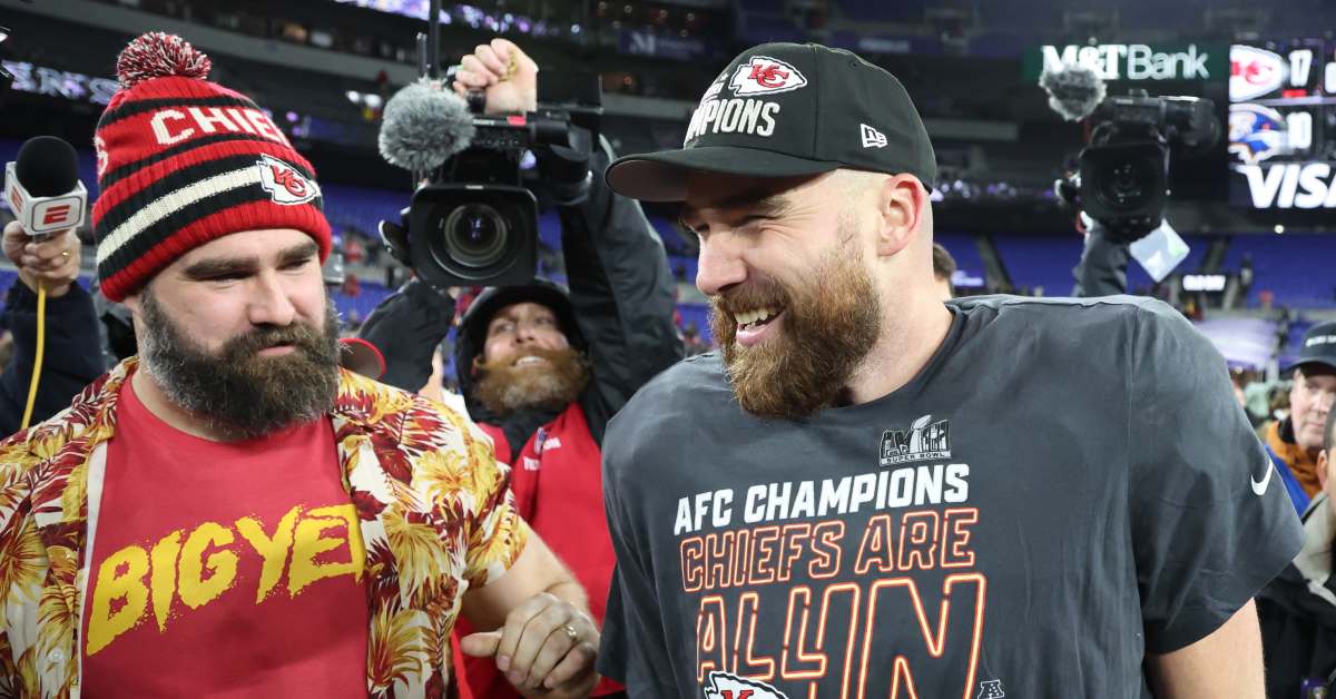 Jason and Travis Kelce Pledge 'Swear Jar' Money to Charity After 'New Heights' Fan Reveals How Much They Curse