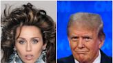 El ataque de Donald Trump a Miley Cyrus en presencia de Billy Rae, el papá de la cantante