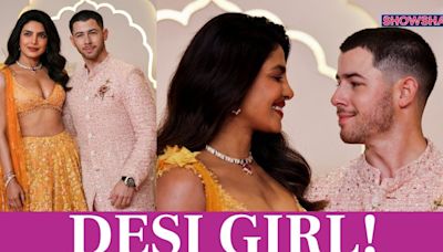 Priyanka Chopra Slays In A Yellow Lehenga With Nick Jonas By Her Side At Lagna Vidhi; Ambani Wedding - News18
