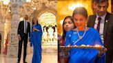 Akshata Murty Made A Case For Sustainable Fashion In A Royal Blue Saree That She Wore For Diwali - News18