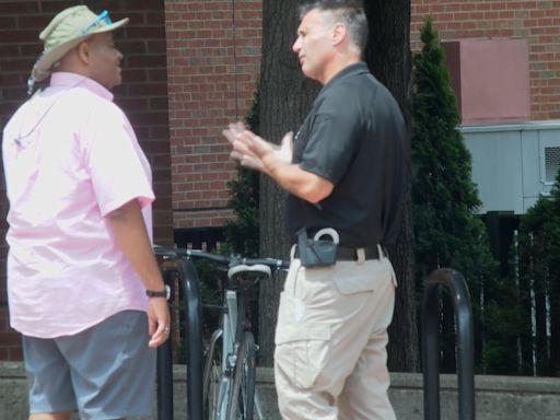 Charlottesville police host walk-and-talk on Downtown Mall