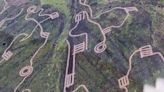 Patterns appear on remote hill and people are blaming 'aliens or drunk farmers'