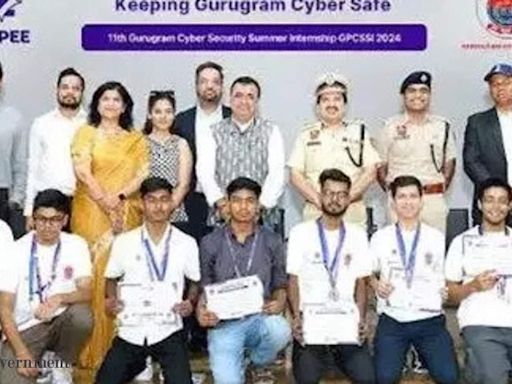 Gurugram Police Cyber Security Summer Internship program concludes - ET Government