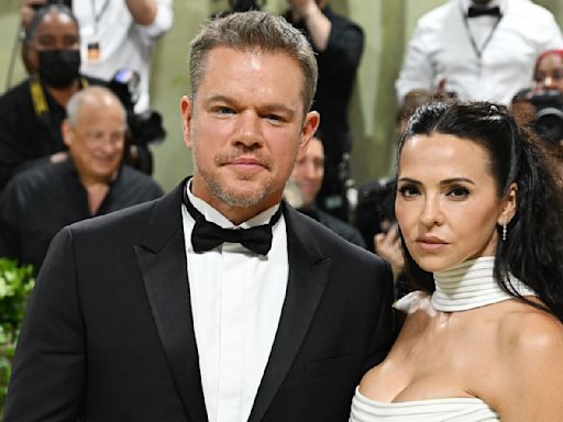 Matt Damon and Wife Luciana Opt for Complementary Dior Looks for Met Gala 2024 Red Carpet