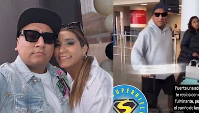Jorge Luna se fue de viaje con su esposa Melissa Gonzales, en medio de acusaciones de infidelidad