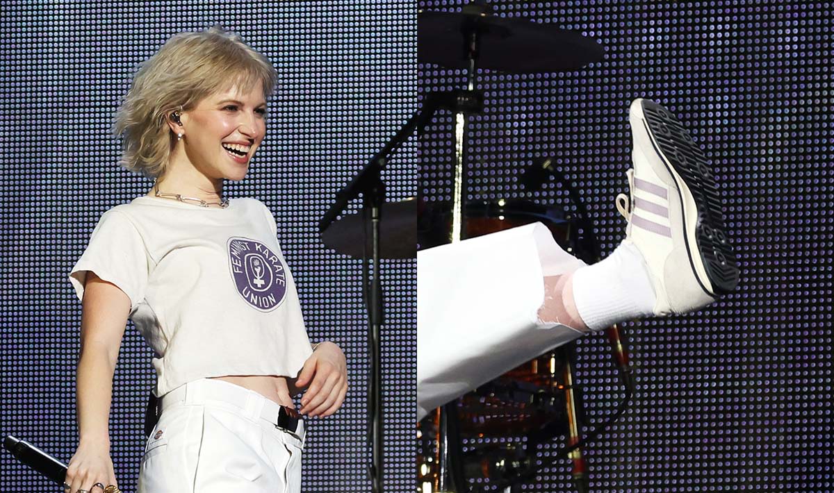 Hayley Williams Kicks off Taylor Swift’s Eras Tour in Paris in Adidas SL 72 Sneakers