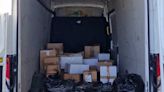 Intervenida en la A-44 una furgoneta con 260 kilos de picadura de tabaco de procedencia ilegal