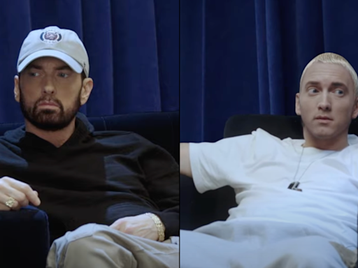 Eminem confronts Slim Shady for first time ever and blames him for ruining his life