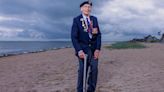 D-Day hero chokes back tears as he revisits the beach where his comrades fell