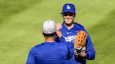 Dodgers manager Dave Roberts working with Shohei Ohtani on strike zone discipline