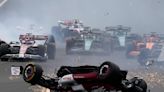 Formula One driver Zhou Guanyu involved in scary crash that flipped his car at British Grand Prix