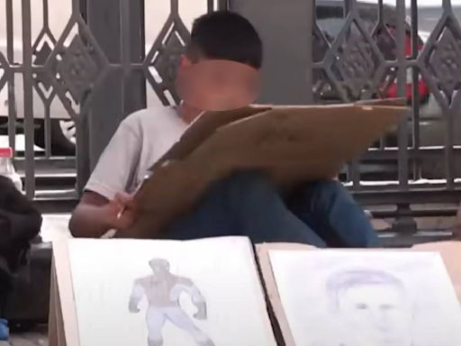 Niño vendía dibujos en la calle para tener una casa y su sueño se cumplió tras reportaje de Telenoche