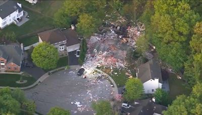 Haunting footage from home explosion after blast killed ex-cop & leveled house