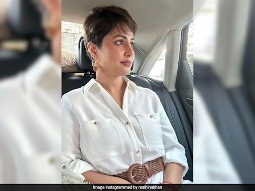 Hina Khan, Battling Cancer, Shares New Pics From Work Diaries: "Keep Going"