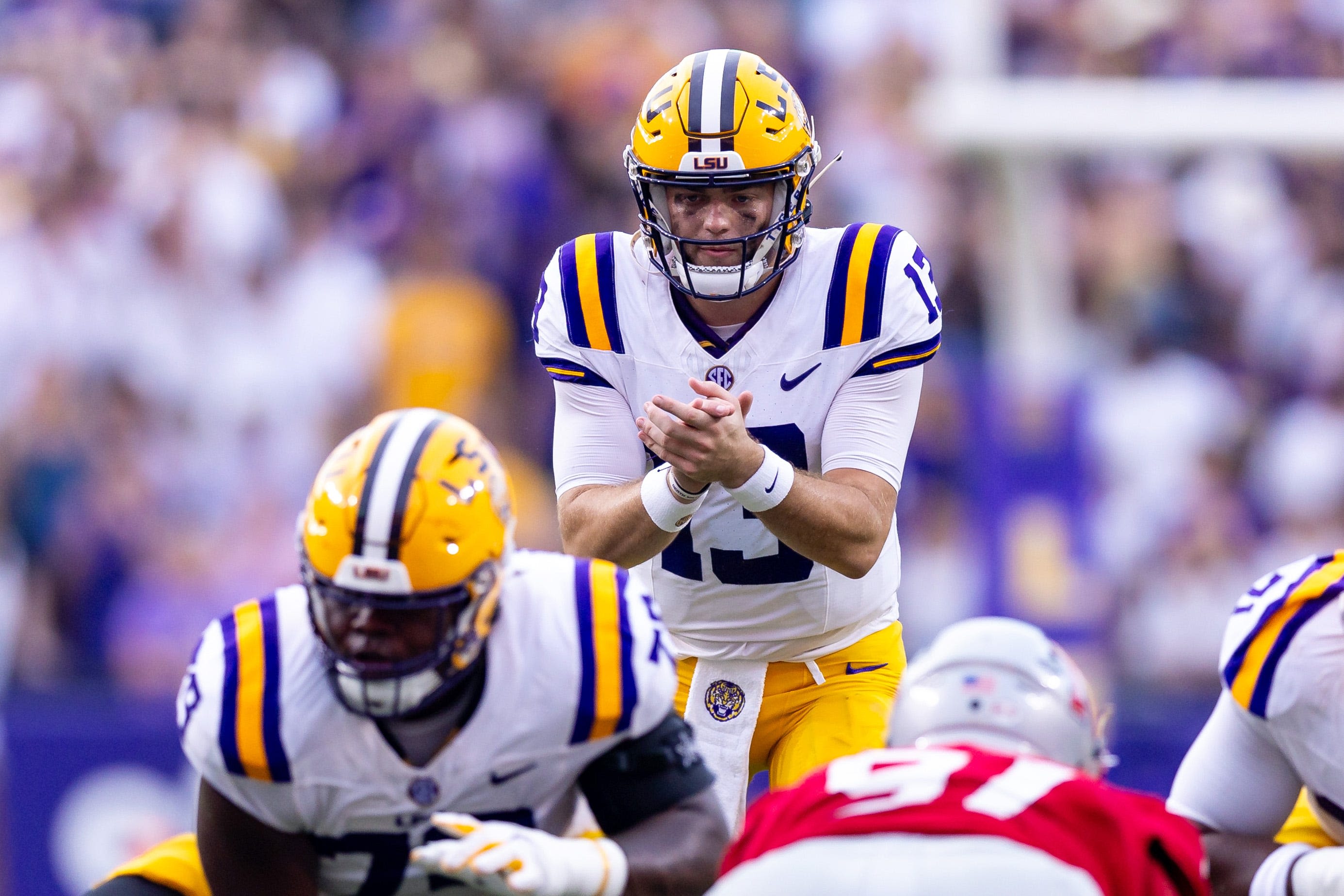 LSU football took control late to down Nicholls. Here's how we graded the Tigers' win