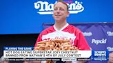 Beef with the champ: Joey Chestnut 'gutted' to hear of exclusion from famed hot dog eating contest
