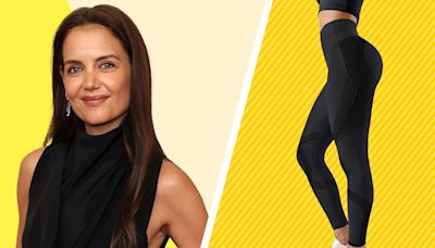 These Buttery-Soft Sculpting Leggings That Katie Holmes Wears Have Me Ditching All Other Pairs for Good