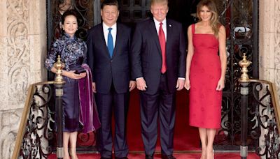 Melania Trump Repeats Red Valentino Dress, Jill Biden Campaigns in Navy Blue