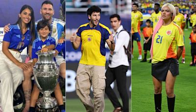 ¿Argentina o Colombia? Mira qué famosos apoyaron a las selecciones con su camiseta