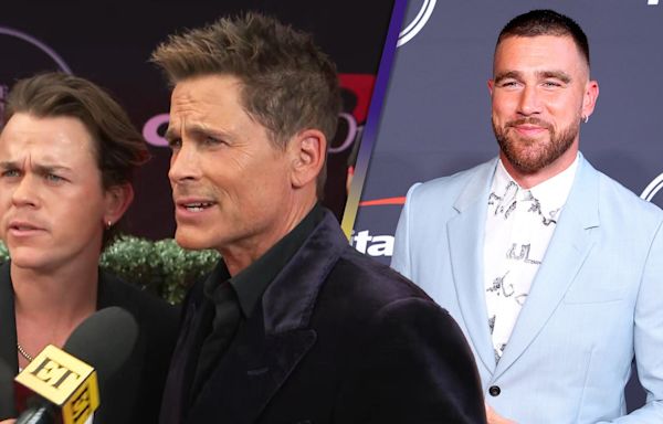 Rob Lowe and Son John Owen Want to Recruit Travis Kelce for 'Unstable' Season 3 (Exclusive)