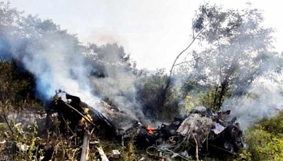 Two pilots among three killed as helicopter crashes, bursts into flames in Pune