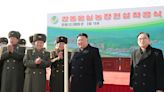 North Korea's Kim breaks ground for housing, farm projects