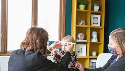 Pandemic spurs Cassie Mathis to start her own business, Baby Bear Cranial Clinic