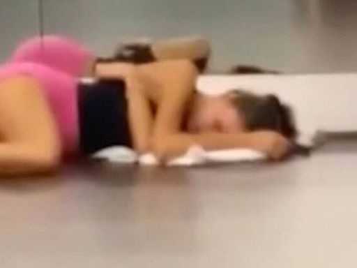 Zara McDermott 'passed out' on floor in footage of intense Strictly training day
